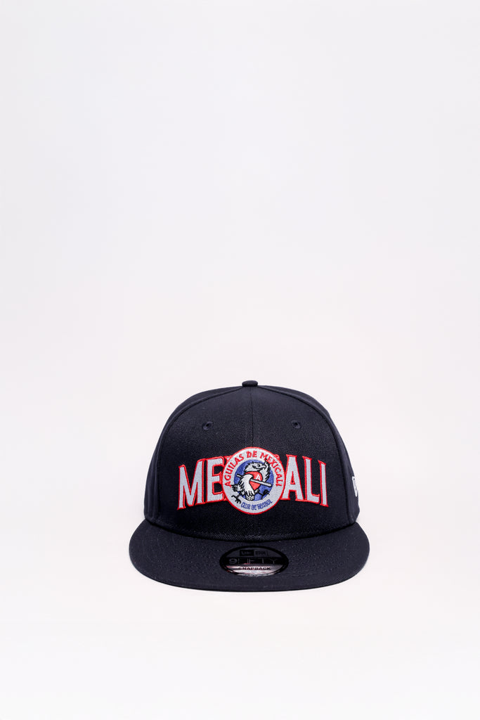 Gorra New Era 9/50 Águilas de Mexicali Doble Logo Mexicali Azul Marino 2025-2026