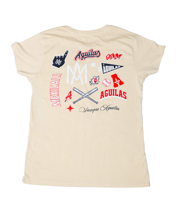 Playera Beige Elementos Águilas 2026