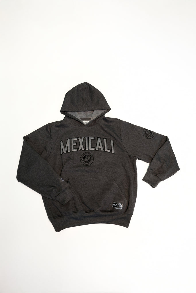 Hoodie Gris Mexicali Bordado