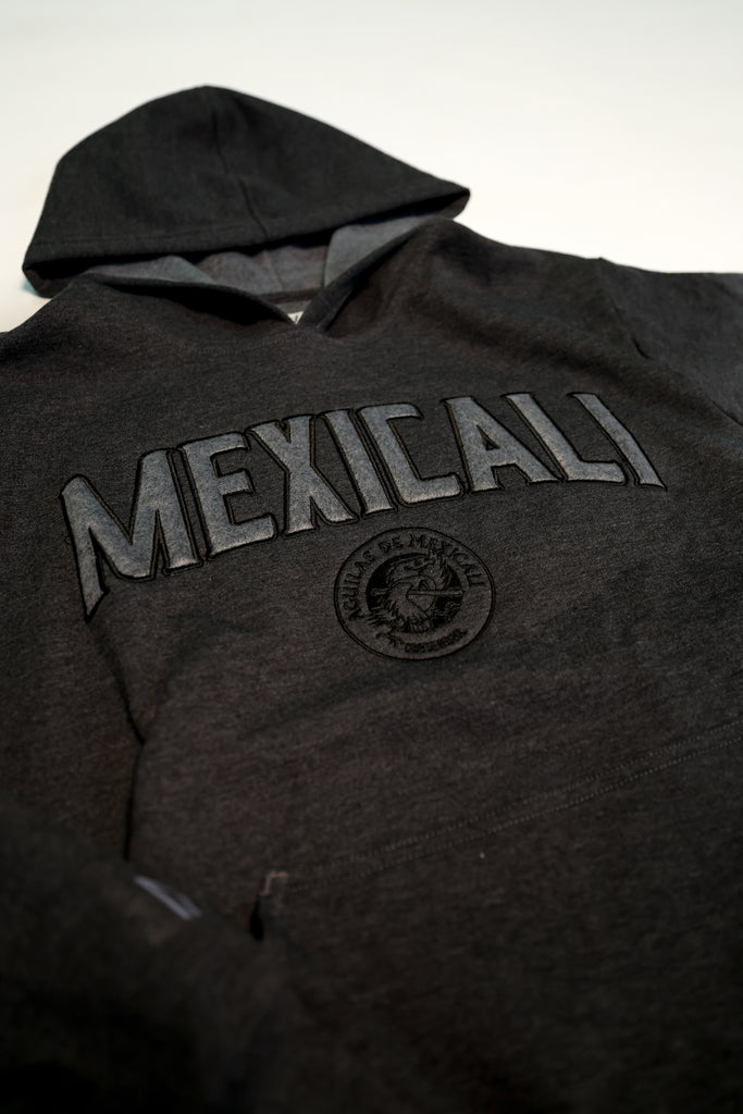 Hoodie Gris Mexicali Bordado