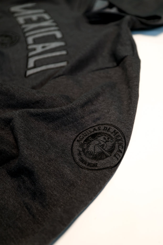 Hoodie Gris Mexicali Bordado