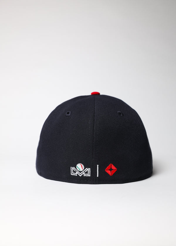 Gorra New Era 59/50 Águilas de Mexicali Alterno AM Azul Marino/Rojo 2025-2026