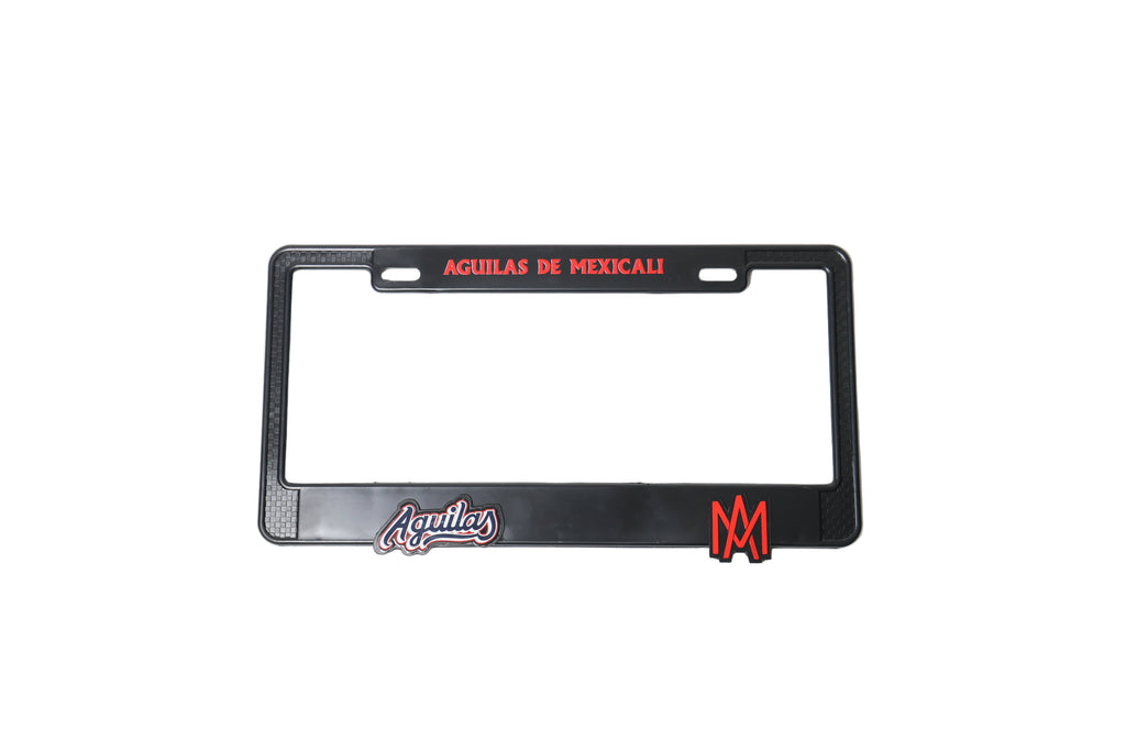 Portaplaca Logos Águilas de Mexicali Negro 25-26