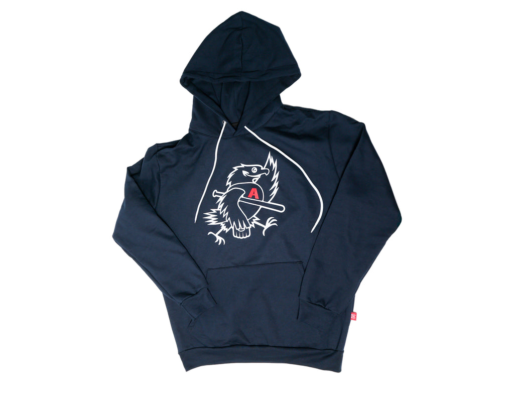 Hoodie Marino Logo Aguila 2025-2026