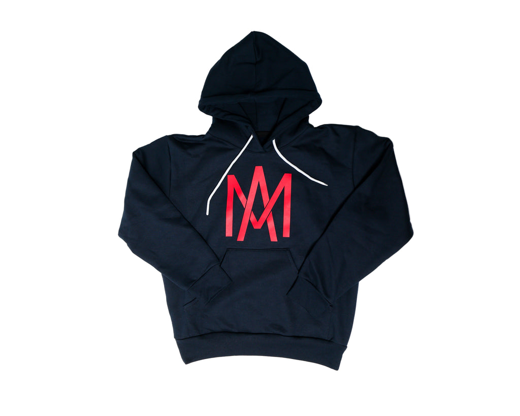 Hoodie Infantil Marino Logo AM 2025-2026