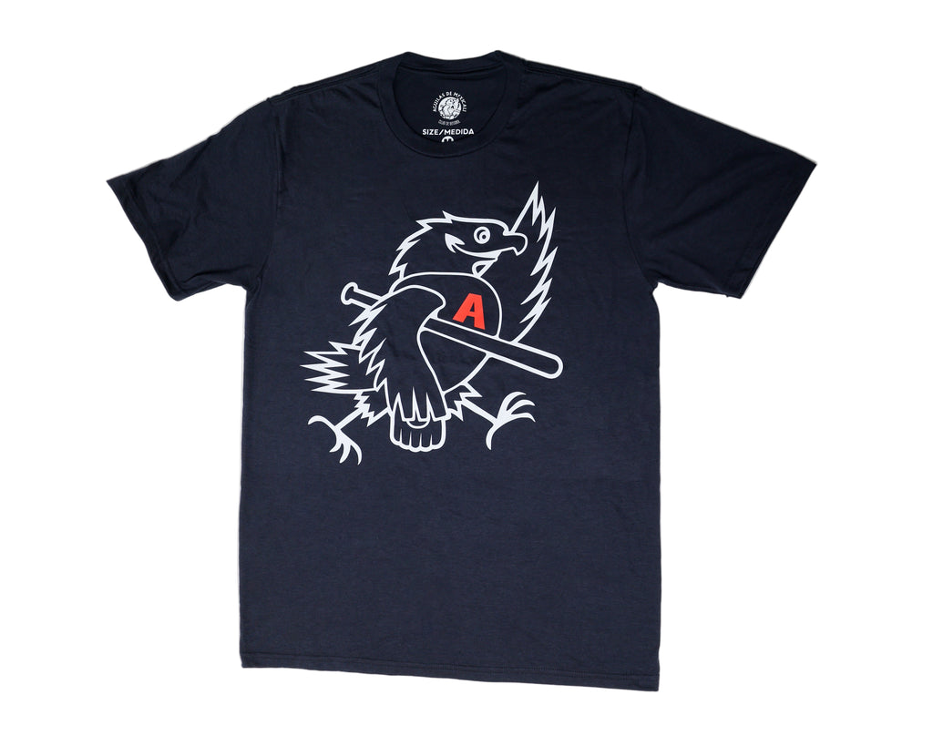 Playera Marino Manga Corta Logo Aguila 25-26