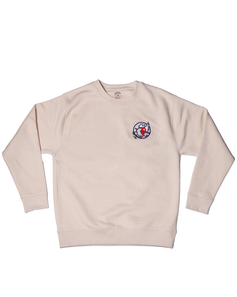Sudadera Beige Logo Águila 2026