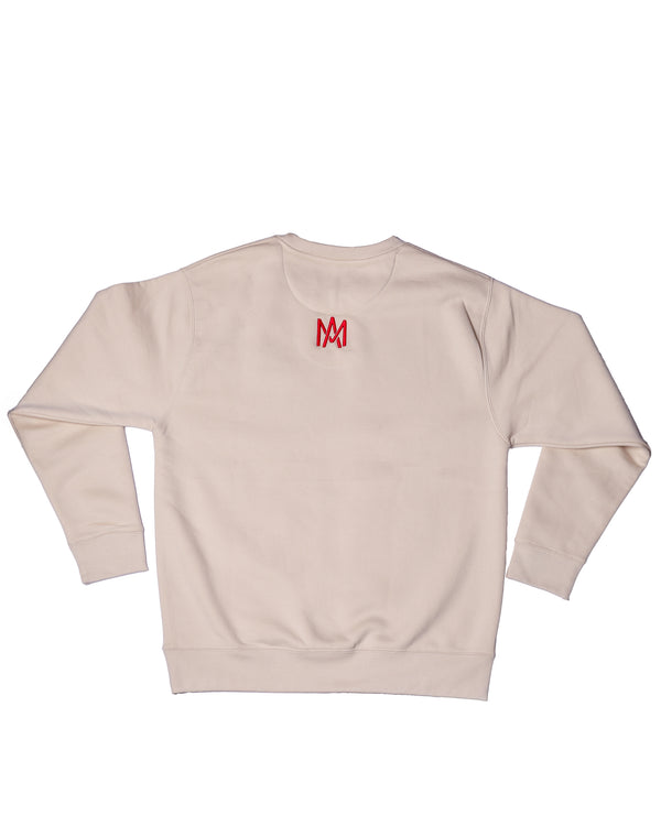 Sudadera Beige Logo Águila 2026