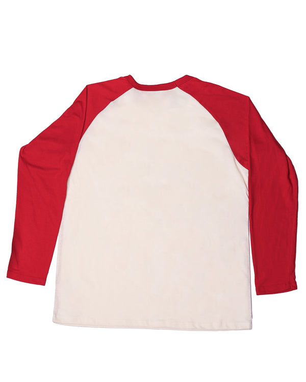 Playera Bicolor Rojo Manga Larga Águilas 2026