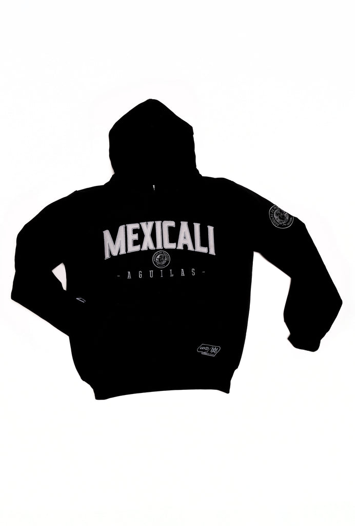 Hoodie Infantil Negra Mexicali Bordado
