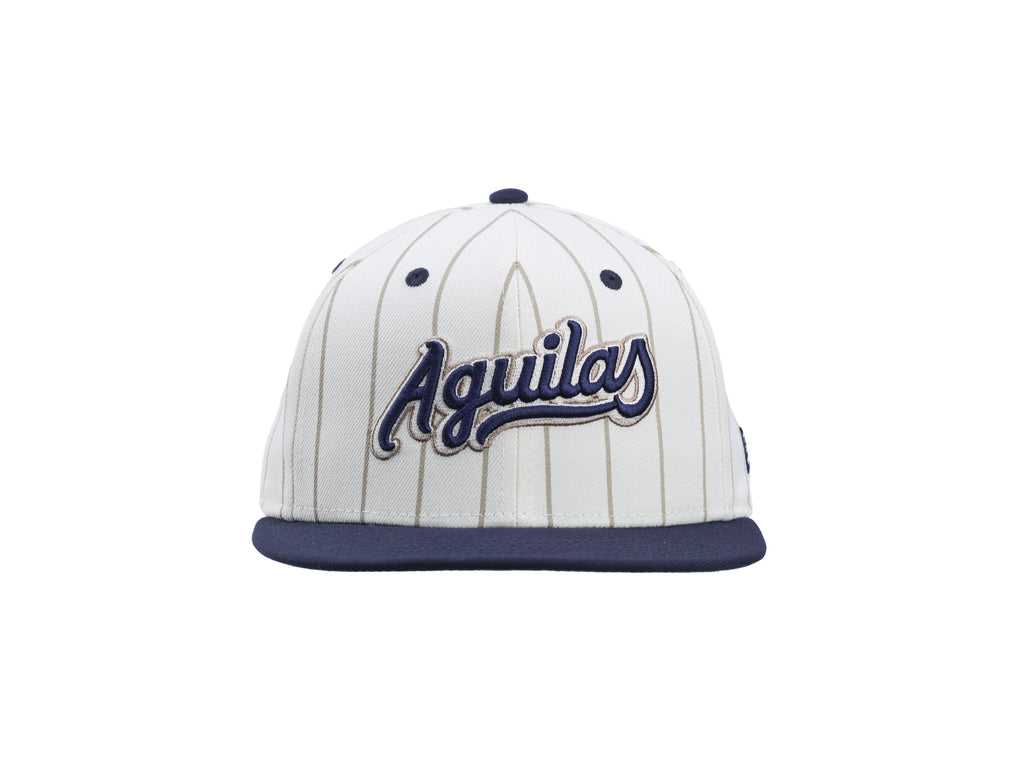 Gorra New Era 9/50 Snapback Águilas de Mexicali Pinstripes 2024-2025