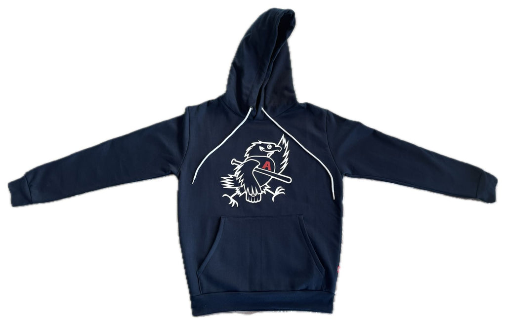 Hoodie Marino Logo Aguila 2025-2026