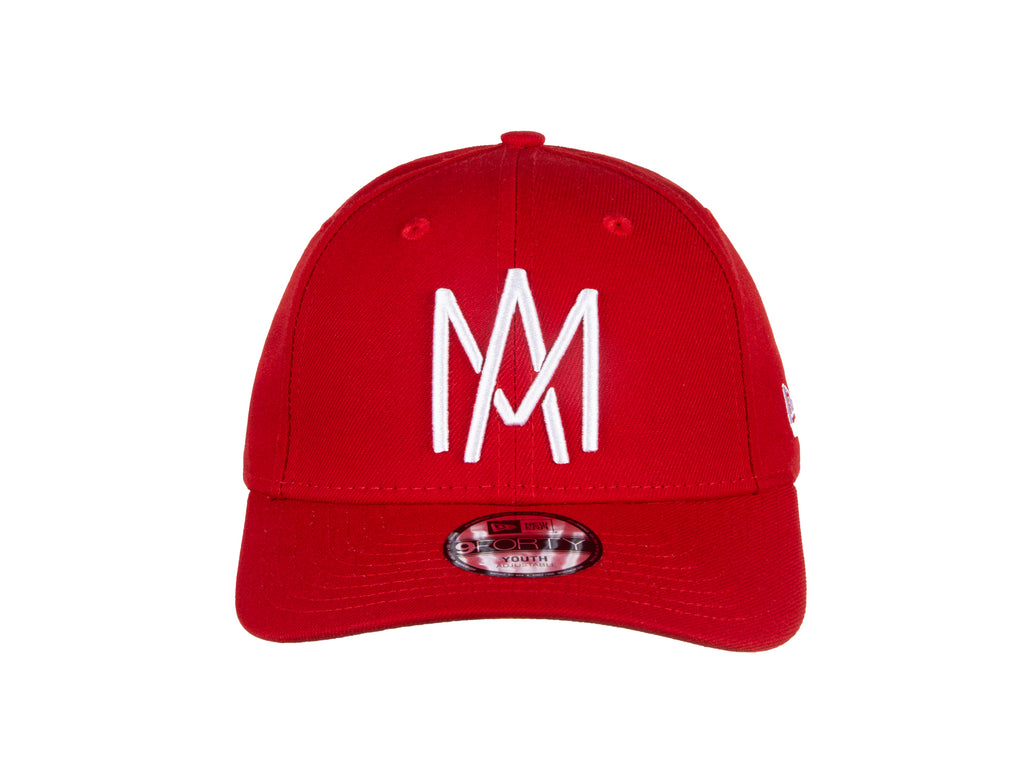 Gorra New Era  9/40 Águilas de Mexicali Roja Youth AM Blanco Clásico
