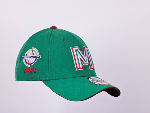 Gorra New Era 39/30 México Serie Del Caribe Mexicali Home Verde 2025