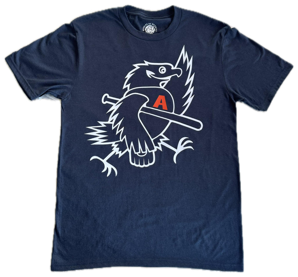 Playera Marino Manga Corta Logo Aguila 25-26