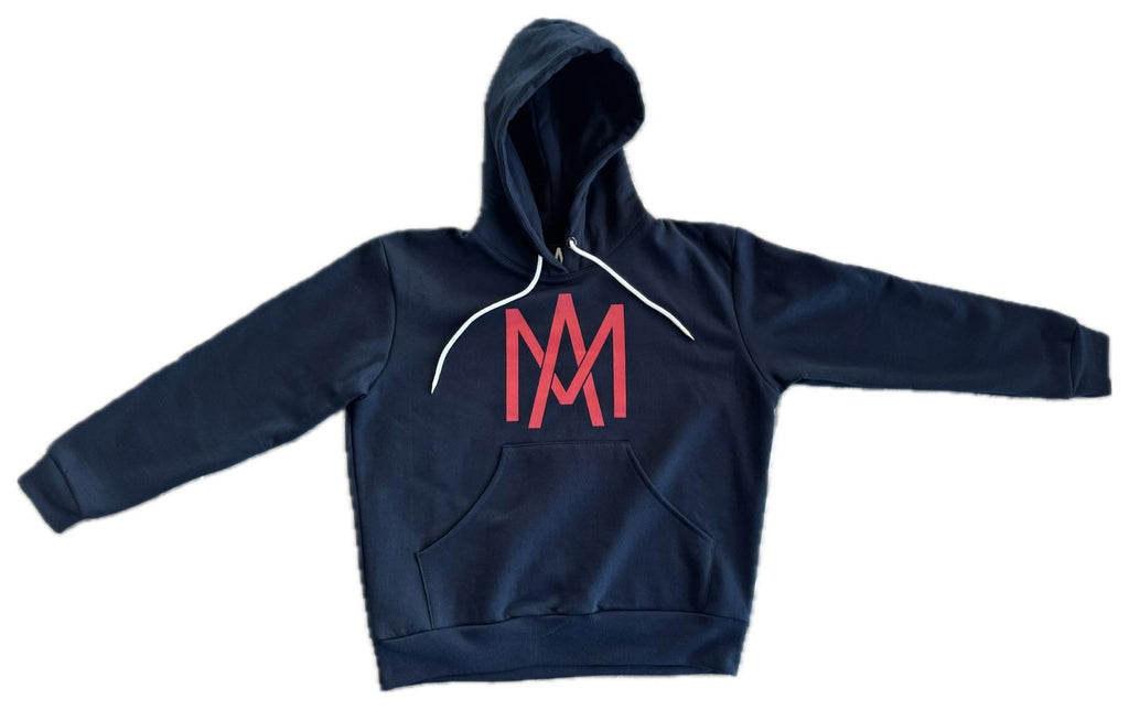 Hoodie Infantil Marino Logo AM 2025-2026