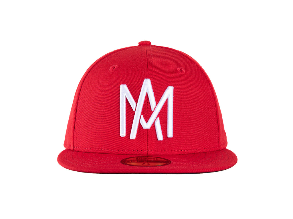 Gorra New Era 59/50 Águilas de Mexicali Rojo AM Blanco Clásico