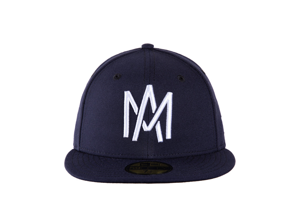 Gorra New Era 59/50 Águilas de Mexicali Azul Marino AM Blanco Clásico