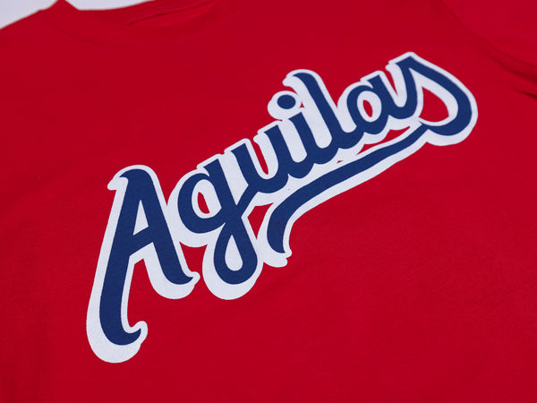 Playera Roja Aguilas Manga Larga